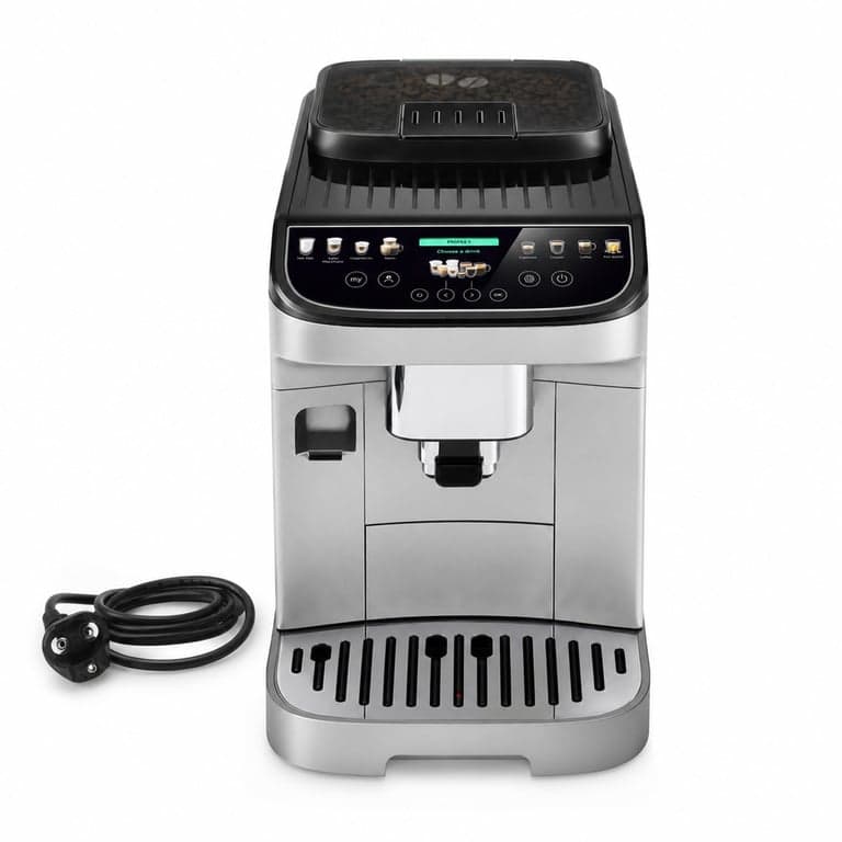 Espressor automat De'Longhi Magnifica Evo Next Perfetto ECAM312.80.SB — fără unitatea de spumare a laptelui LatteCrema (stare: vezi a 2-a imagine)