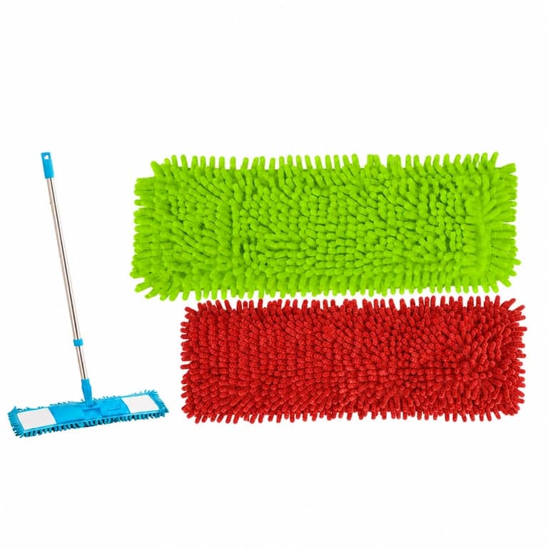 Rezervă mop din microfibră chenille Fyrdm, husă de schimb, multicolor, 40x10 cm, 3 bucăți (fără verde și mov)