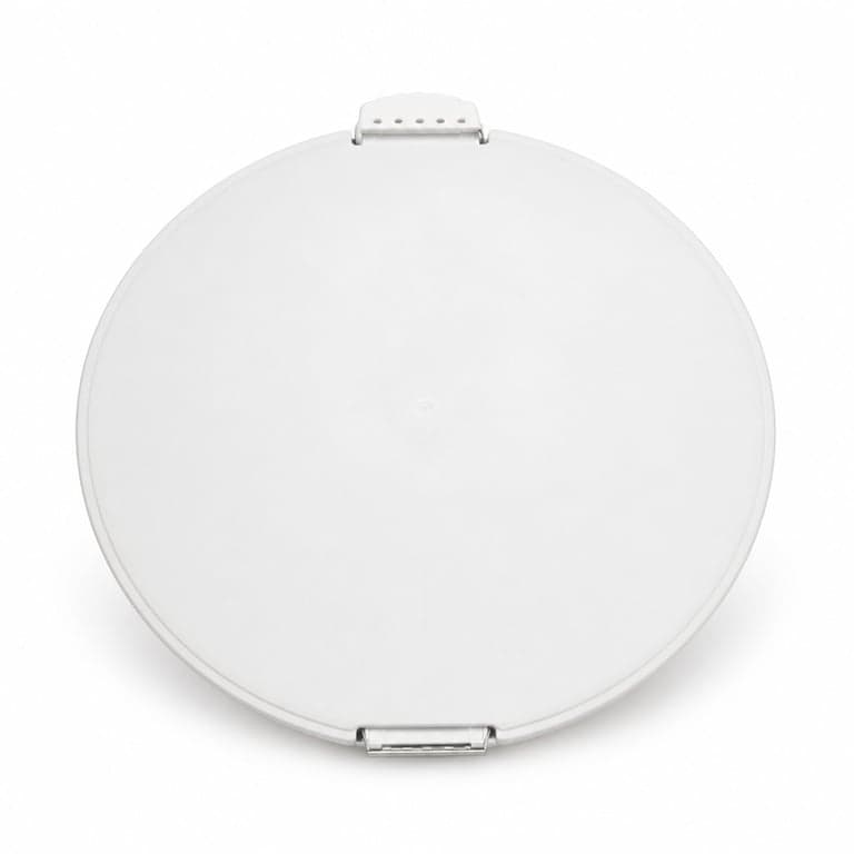 Recipient rotund pentru tort Emsa Prep&Bake, 34 cm, mâner pentru transport, feliator, transparent și roz, K3268434