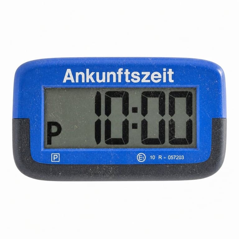 Disc de parcare electronic Needit Park Micro – digital automat – prezintă praf și zgârieturi minore (stare: vezi a doua imagine)