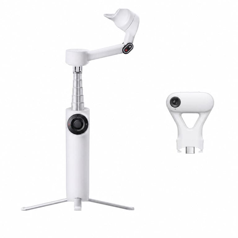 Stabilizator cu AI pentru telefon Insta360 Flow 2 Plus (pliabil) — Suportul pentru telefon și cablul de încărcare USB nu sunt incluse (stare: vezi poza 2)