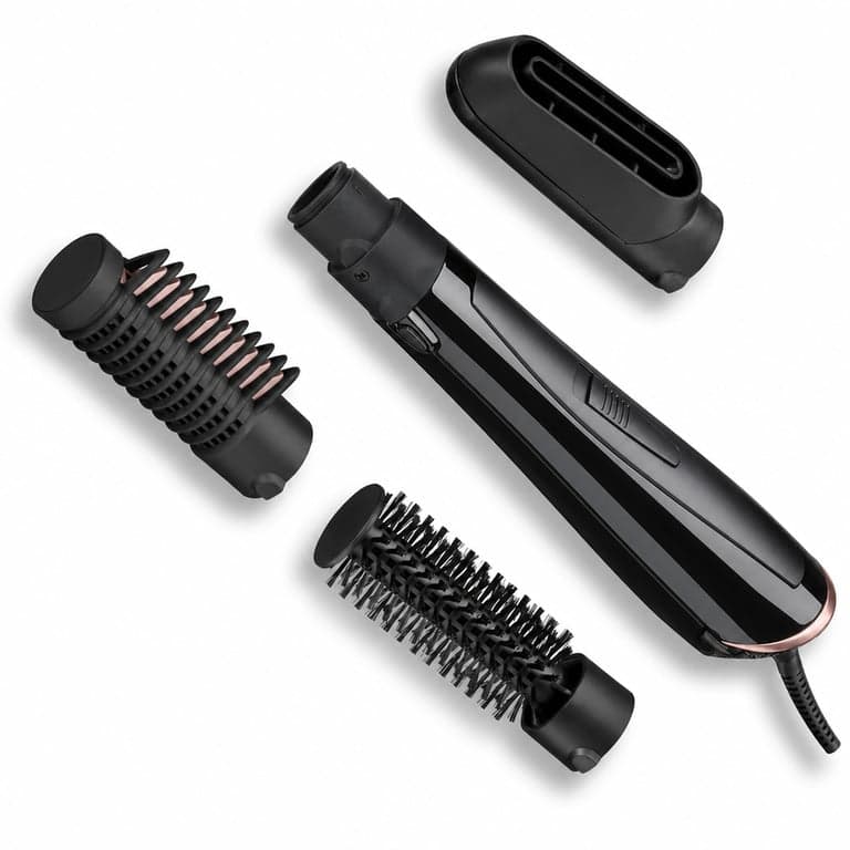 Perie cu aer cald BaByliss Perfect Finish AS126E 1000W - 3 accesorii, tehnologie ionică — Fără capătul de coafare (stare: vezi a 2-a imagine)