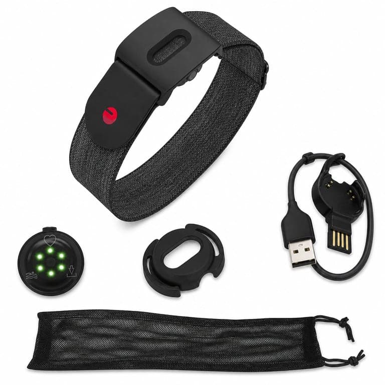 Senzor optic de monitorizare a pulsului Polar Verity Sense cu Bluetooth — defect, funcționează parțial: este asociat cu o altă adresă de e-mail (stare: vezi a 2-a imagine)
