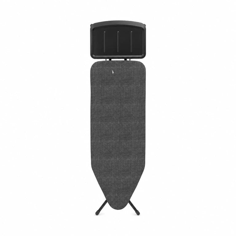 Masă de călcat Brabantia 134746, culoare Denim Black, 48x160 cm, suprafață de lucru lată, Fairtrade — O mică ruptură (stare: vezi a 2-a imagine)