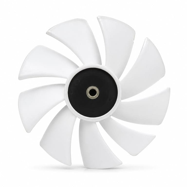 Motor ventilator — Ventilator PC Thermaltake CT200 200 mm Alb (pachet simplu), paletă ventilator ruptă (piesă de schimb)