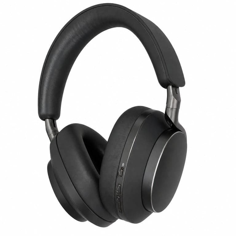Căști wireless cu anulare a zgomotului Bowers & Wilkins Px8, Bluetooth — Urme ușoare de uzură pe butoane și pe părțile laterale (stare: vezi imaginea nr. 2)