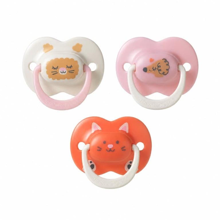 Suzetă Tommee Tippee Ultimate Fit pentru grupa de vârstă 18-36 luni, colecția Club House, silicon ortodontic simetric, 100% fără BPA, 4 — set de 3 bucăți