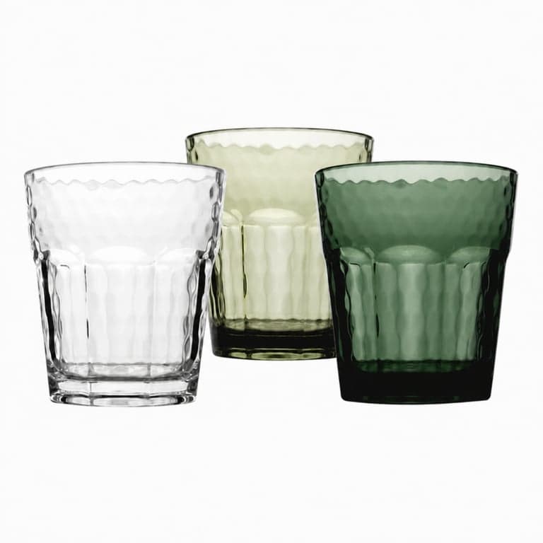 Set pahare de camping Bo-Camp Mix&Match, 200 ml, verde, 3 bucăți - set de pahare pentru apă și vin, ideale pentru călătorii