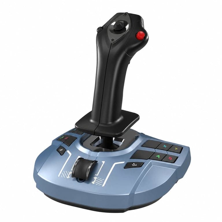 Thrustmaster TCA Sidestick X Airbus Edition — defect, funcționează parțial: detectează continuu o direcție (stare: vezi a 2-a imagine)
