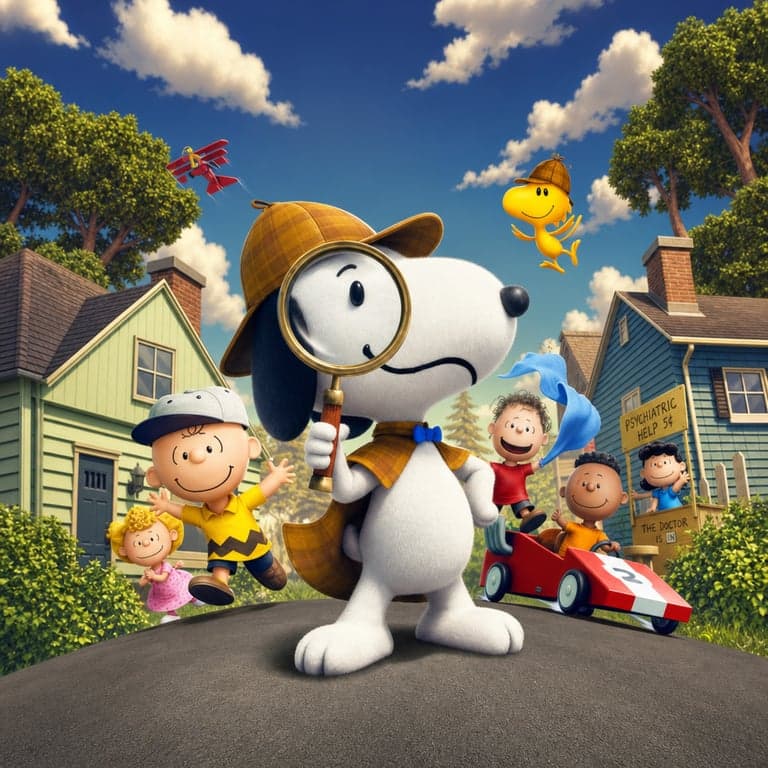 Joc de aventură GameMill Snoopy and The Great Mystery Club Deluxe Edition pentru Nintendo Switch, cu personaje Peanuts, pentru copii