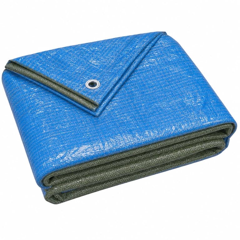 Covoraș pentru marchiză Valuents 200x200 cm Albastru/Verde - Covoraș de camping utilizat pentru rulotă și — combinație de culori diferită (stare: vezi a 2-a imagine)