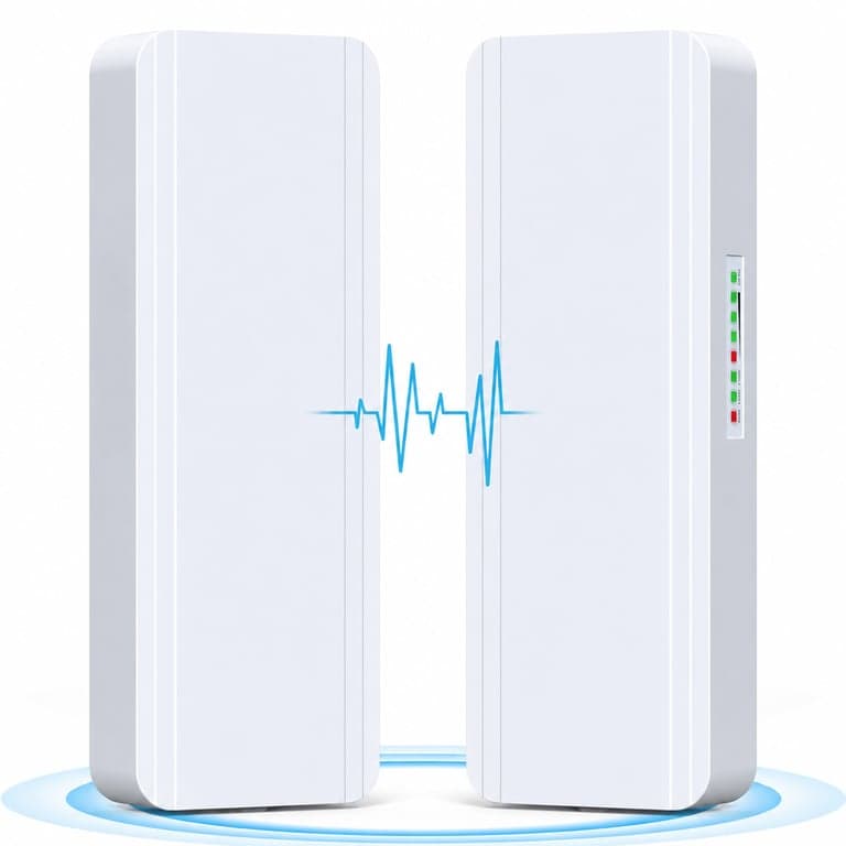 UeeVii Bridge Wireless Dual Band 2,4G și 5G, CPE WiFi de exterior IP65, punct-la-punct — Sursă de alimentare neinclusă (stare: vezi imaginea 2)