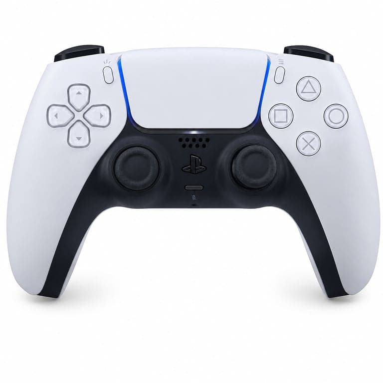 Controller wireless Sony PlayStation 5 DualSense — defect, funcționează parțial: stick-ul analogic drept trage spre dreapta (stare: vezi a 2-a imagine)