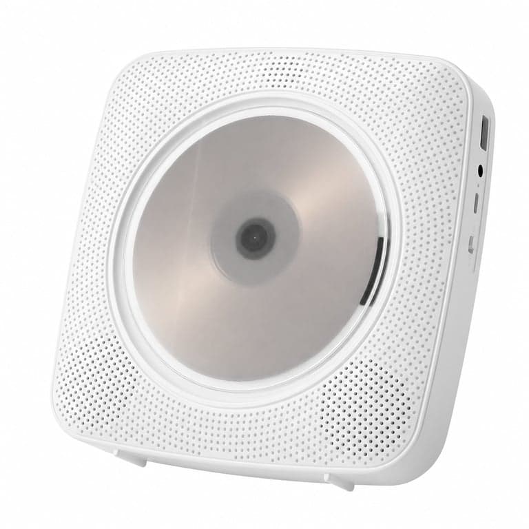 CD player portabil Kegaudio cu difuzor Bluetooth și radio — fără cablu de încărcare USB și telecomandă (stare: vezi imaginea a 2-a)