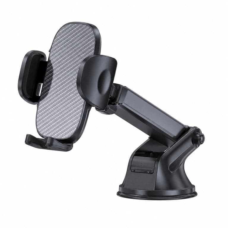 Suport auto pentru telefon Miracase cu rotație la 360°, pentru bord și parbriz – ventuză lipsă (stare: vezi poza a 2-a)