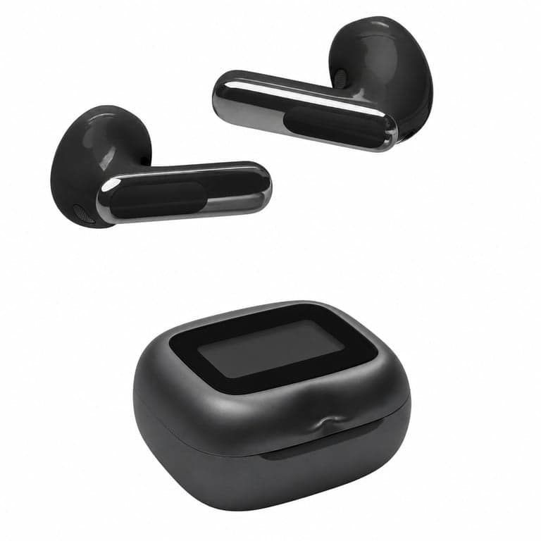 Căști in-ear Bluetooth True Wireless JBL Live Flex 3 negre, cu anulare activă a zgomotului, rezistență la apă IP54, cu carcasă de încărcare (stare: vezi imaginea 2)