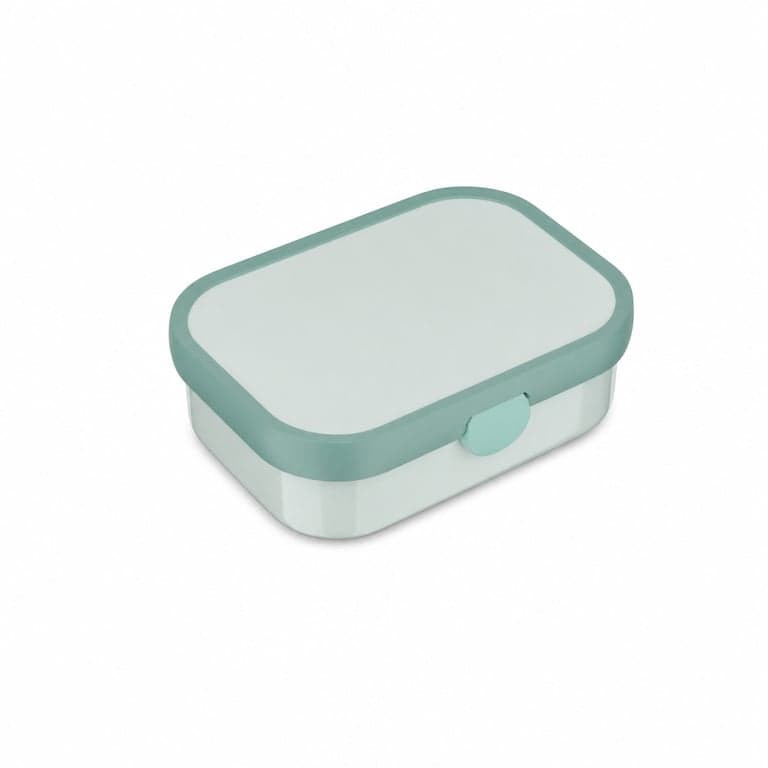 Cutie pentru gustări Mepal Campus Bento cu compartimente pentru copii, 750 ml, culoarea Cool Mint — fără furculiță din plastic (stare: vezi a 2-a imagine)