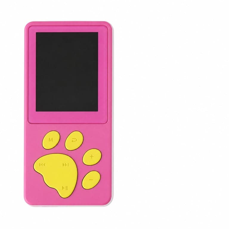 Player MP4 Lenco Xemio-560, memorie 8 GB, ecran LCD, roz - fără căști și cablu USB, ca nou (stare: vezi a 2-a imagine)