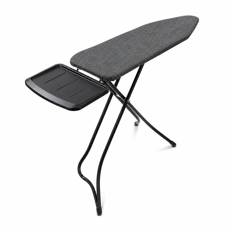 Masă de călcat Brabantia tip B pentru stație de călcat, 124x38 cm, Denim Black, extra — unul dintre picioare este ușor îndoit (stare: vezi a 2-a poză)