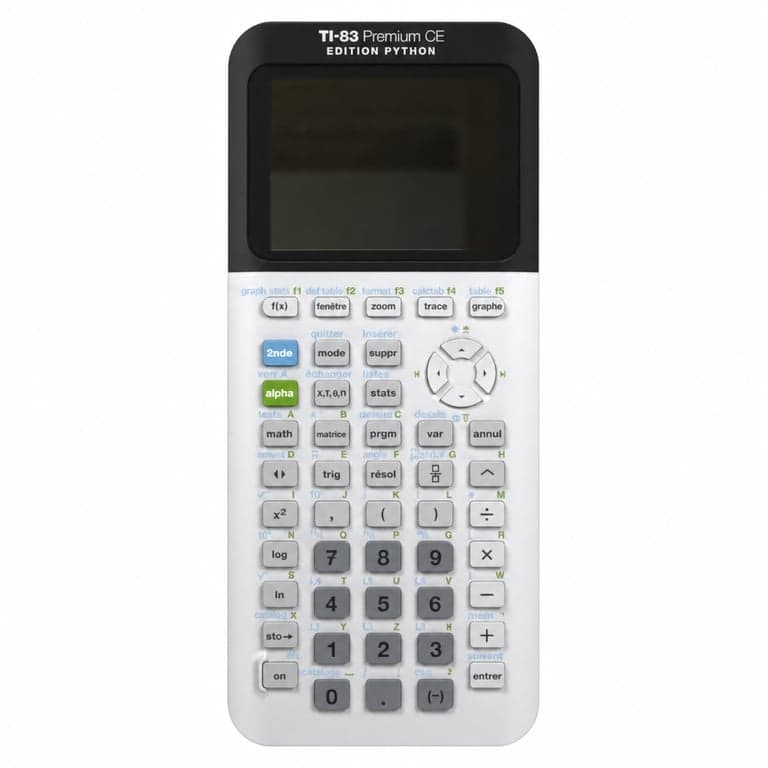 Calculator grafic Texas Instruments TI-83 Premium CE Edition Python, mod examen, color — nu ține încărcarea (stare: vezi a 2-a imagine)