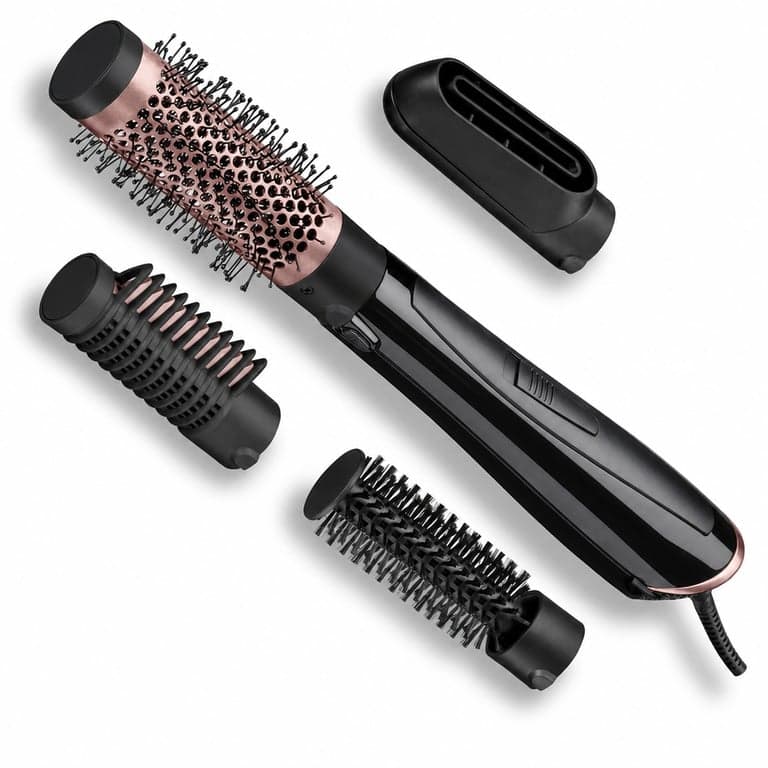 Perie cu aer cald BaByliss Perfect Finish AS126E 1000W, 3 accesorii — defectă, pentru piese: nu suflă aer cald (stare: vezi poza 2)