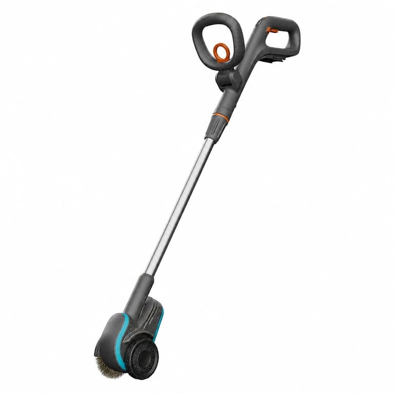 Curățător de rosturi și eliminator de buruieni cu acumulator Gardena EasyWeed 1800/18V P4A Solo, oțel — Prezintă urme de utilizare (stare: vezi a 2-a imagine)