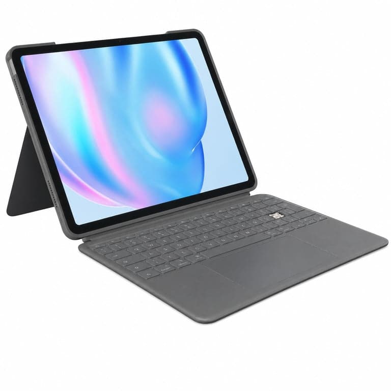 Husă cu tastatură Logitech Combo Touch pentru iPad Air 13" (M2/M3/M4) — o tastă este căzută (stare: vezi a 2-a imagine)