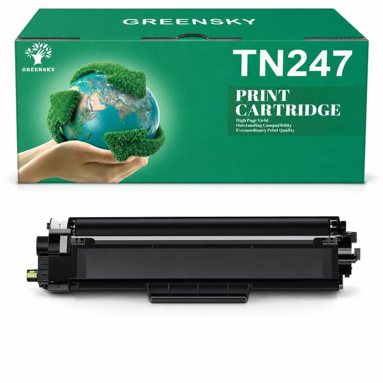 Pachet toner compatibil GREENSKY TN-243CMYK TN247 pentru Brother MFC-L3750CDW DCP-L3550CDW HL-L3230CDW — 1 buc. negru (stare: vezi imaginea 2)