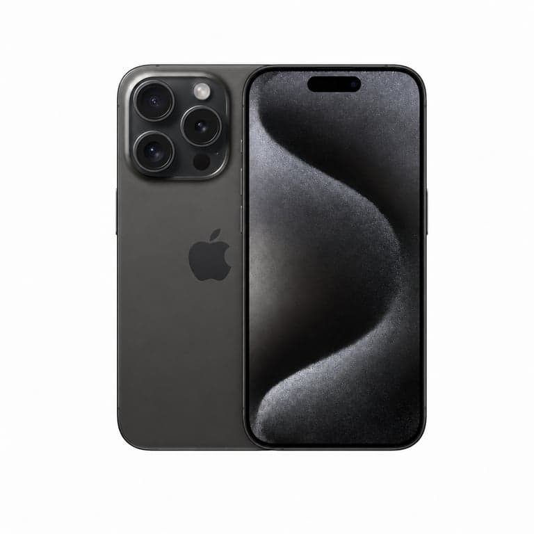 Smartphone Apple iPhone 15 Pro 256 GB Titan Negru – utilizat, baterie 89%, USB-C — lipsește cablul USB-C (stare: vezi a doua imagine)