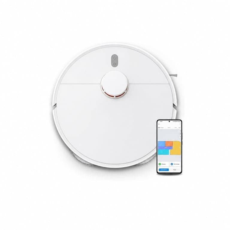 Aspirator robot și mop Xiaomi S10+, 4000 Pa, Alb – Utilizat — Încărcătorul aferent lipsește (stare: vezi imaginea 2)