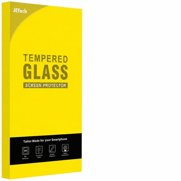 Protecție ecran din sticlă securizată cu filtru de confidențialitate JETech pentru iPhone 17, 1 buc. (fără ambalaj original), duritate 9H, rezistentă la zgârieturi, filtru anti-spionaj