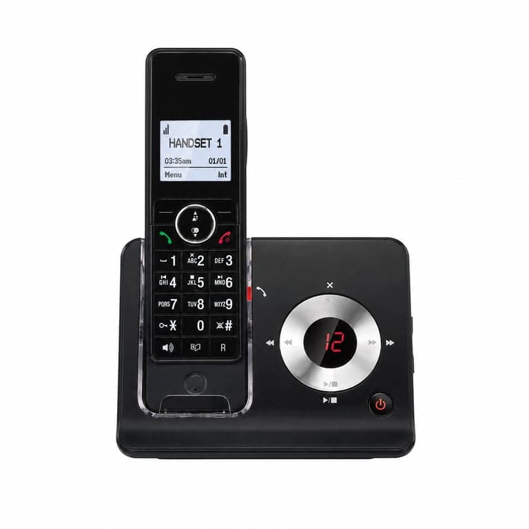 Telefon fără fir VTech MS3050 DECT cu robot telefonic, difuzor și blocare apeluri — lipsește acumulatorul (stare: vezi poza a 2-a)