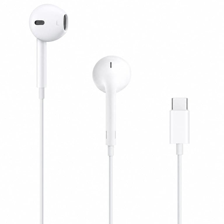 Căști Apple EarPods USB-C – defecte, funcționează parțial: casca dreaptă nu se aude (stare: vezi imaginea 2)