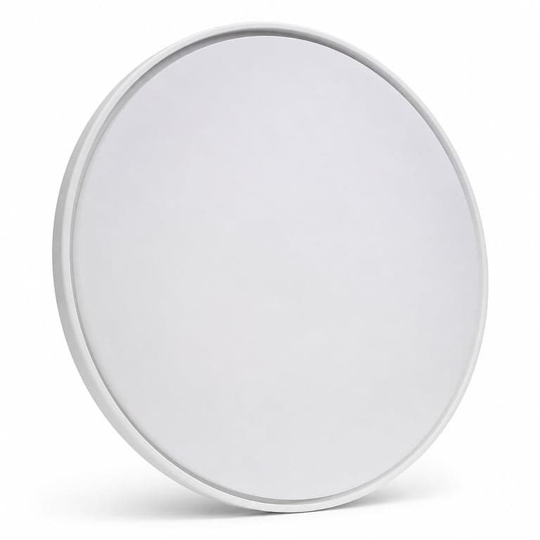 Abație pentru ventilator de tavan cu LED Mimotec, neagră, pentru ventilatoare cu palete retractabile și motor DC