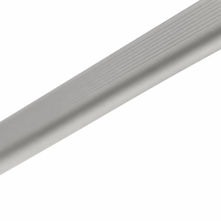 Set bară pentru perdea de duș Sealskin Easy Roll, aluminiu crom mat, formă în L sau U — Lipsesc cârligele (stare: vezi a 2-a imagine)
