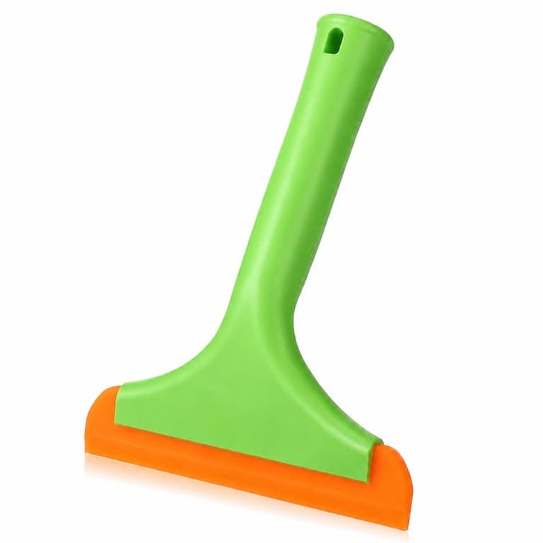 Set ștergătoare din silicon Kettion pentru mașină, duș, ferestre și oglinzi, albastru și verde — set de 1 buc.