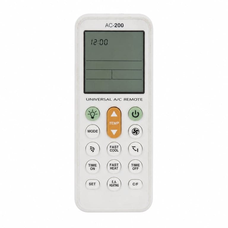 Telecomandă universală pentru aer condiționat Meliconi AC 200 — Produsul prezintă urme ușoare de utilizare (stare: vezi a 2-a imagine)