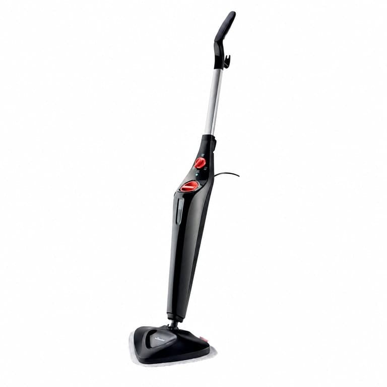 Aparat de curățat cu abur Vileda Steam Plus, rezervor de 400 ml — powerpad-ul și cele 2 lavete de rezervă din microfibră nu sunt incluse (stare: vezi a 2-a imagine)