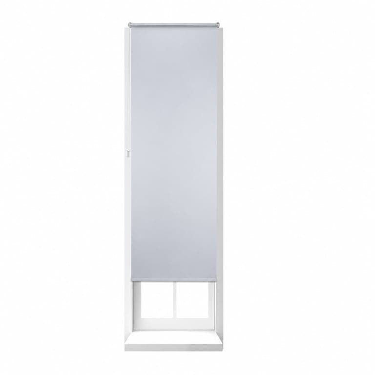 Rulou termoizolant opac Relaxdays, montare fără găurire Klemmfix, cu lănțișor, 70x210 cm, alb – Piesă de plastic lipsă (stare: vezi a 2-a fotografie)