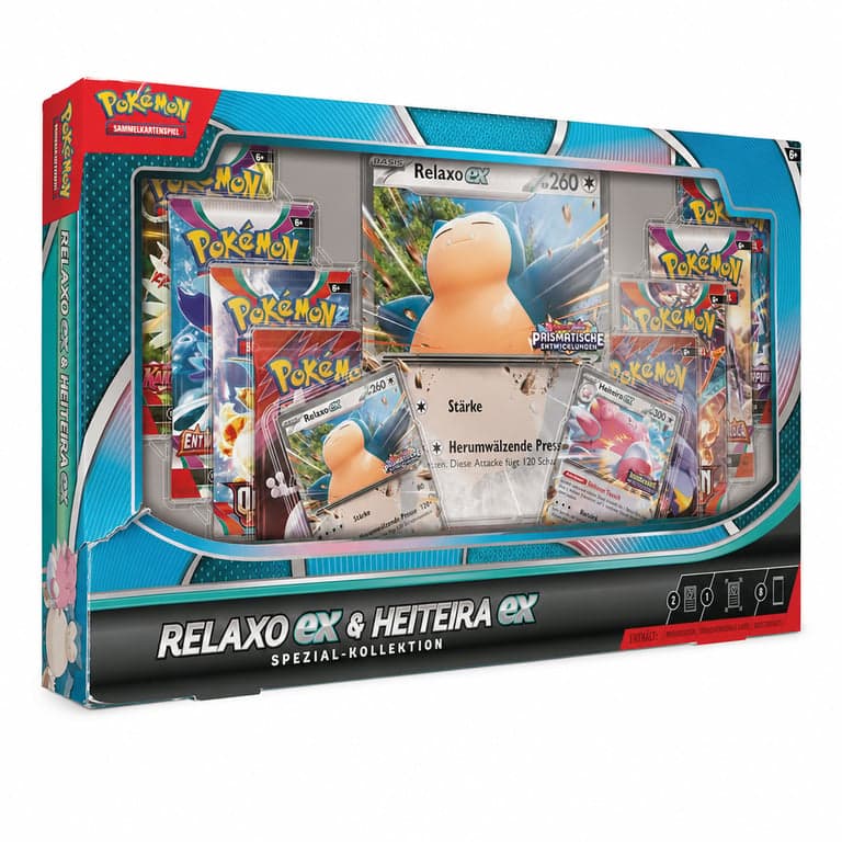 Colecție Specială Pokémon Trading Card Game Snorlax-ex și Blissey-ex - 2 — Cutia este puțin ruptă (stare: vezi a doua imagine)