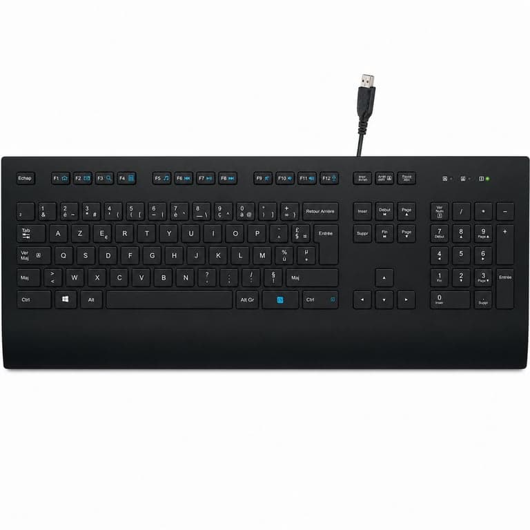 Tastatură business cu fir Logitech K280e Pro USB — netestată (conectorul USB este turtit) (stare: vezi a 2-a imagine)