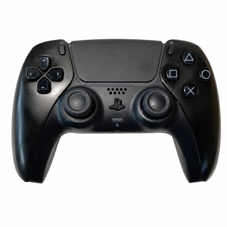 Controller wireless PlayStation DualSense în culoarea Midnight Black - compatibil PS5, stare utilizată (pentru stare: vezi a 2-a imagine)