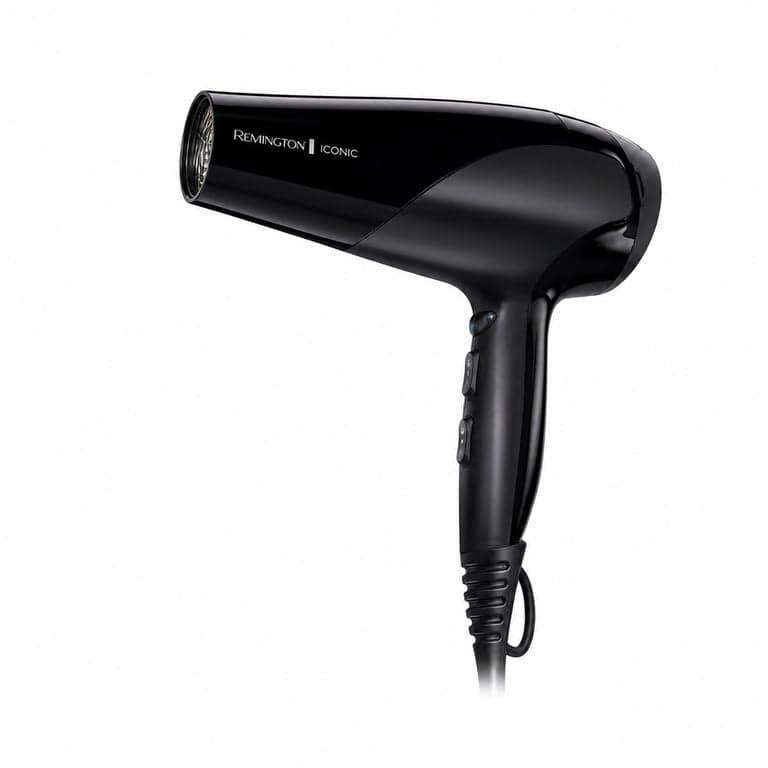 Uscător de păr ionic Remington D3198, 2200W, Ceramică — Difuzorul și concentratorul nu sunt incluse (stare: vezi a 2-a imagine)