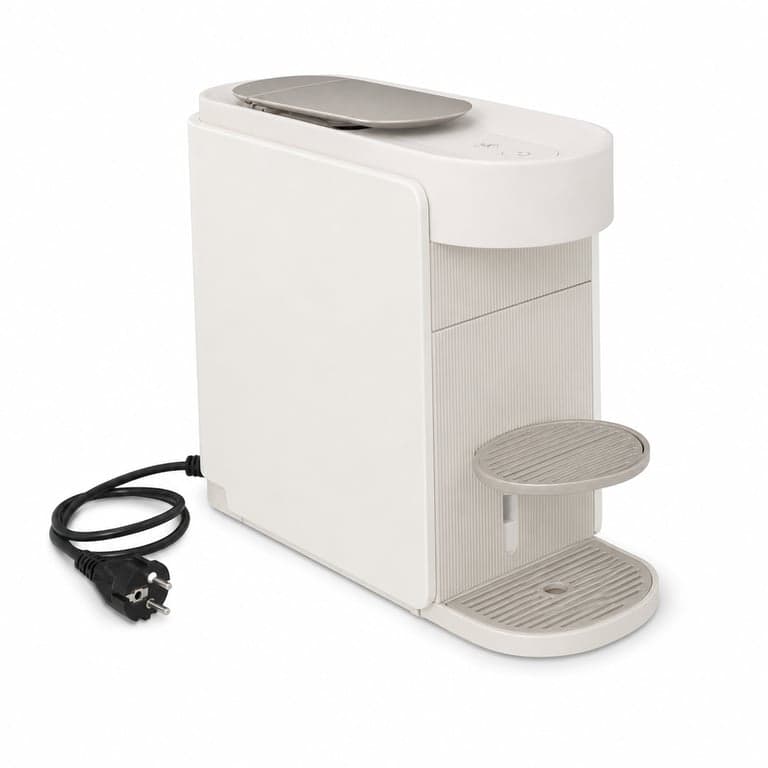 Espressor cu capsule Nespresso DeLonghi Vertuo Up ENV200.W, alb, rezervor de apă de 1,4 L, 5 — fără rezervor de apă (stare: vezi poza 2)