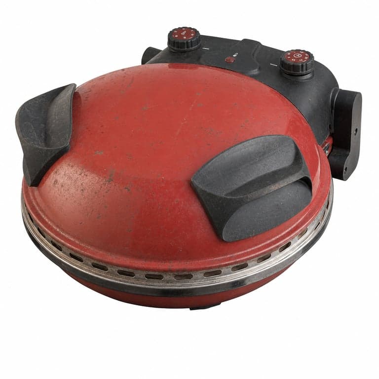 Cuptor electric pentru pizza Ariete 909, piatră pentru copt, 400°C, 1200W, timer 30 minute — Stare uzată (stare: vezi a 2-a imagine)