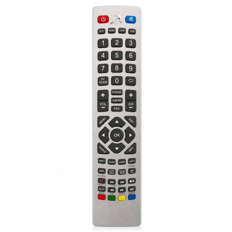 Telecomandă de schimb MYHGRC pentru Sharp Aquos TV LC32HG5341K LC40FG5342E — defectă, pentru piese: prezintă o mică crăpătură (stare: vezi a doua imagine)