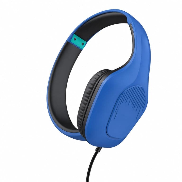 Căști gaming Trust GXTrust Rayne cu microfon, albastru, pentru PC și Xbox — defecte, funcționează parțial: casca stângă nu se aude (stare: vezi poza 2)