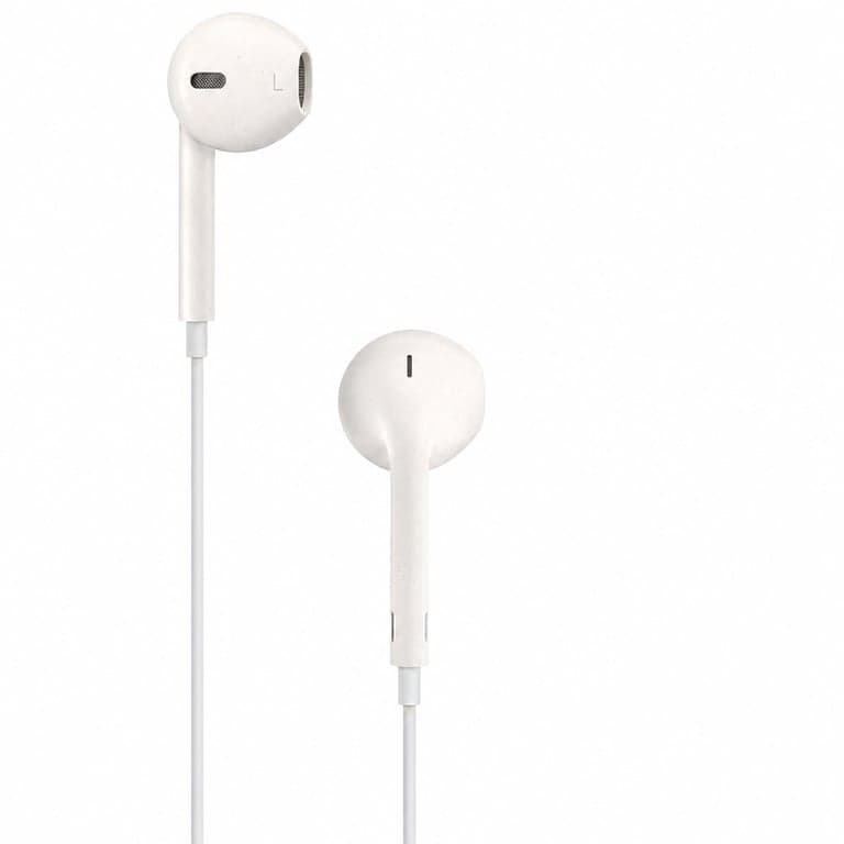 Căști cu fir Apple EarPods cu conector Lightning pentru iPhone și iPad - stare uzată (stare: vezi a 2-a imagine)