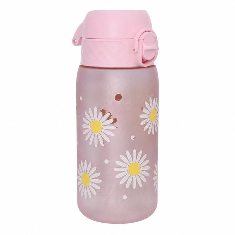 Sticlă pentru copii ion8 350 ml, Mov deschis, Etanșă, Deschidere cu o singură mână, Fără BPA — Produs cu urme pronunțate de uzură (stare: vezi a 2-a imagine)