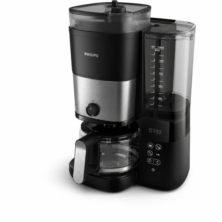 Cafetieră cu filtru Philips HD7900/50 cu râșniță conică integrată — Lingura de dozare și peria de curățare nu sunt incluse (stare: vezi imaginea nr. 2)